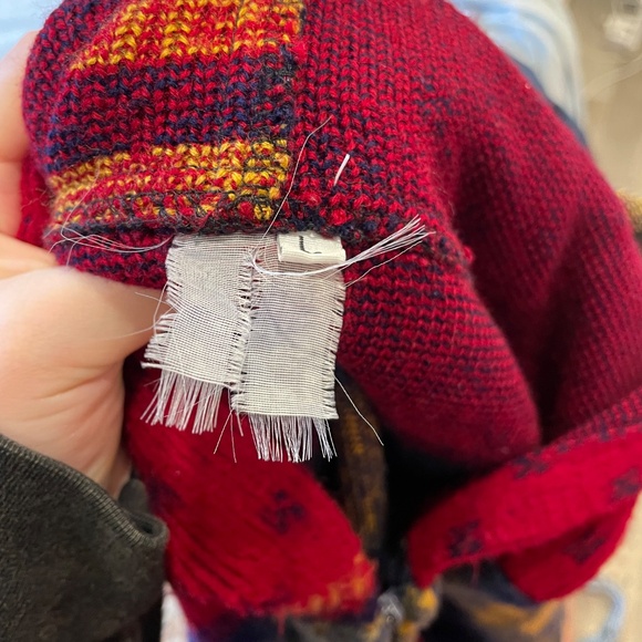 Vintage winter zipup hoodie! Oversized - Picture 6 of 6